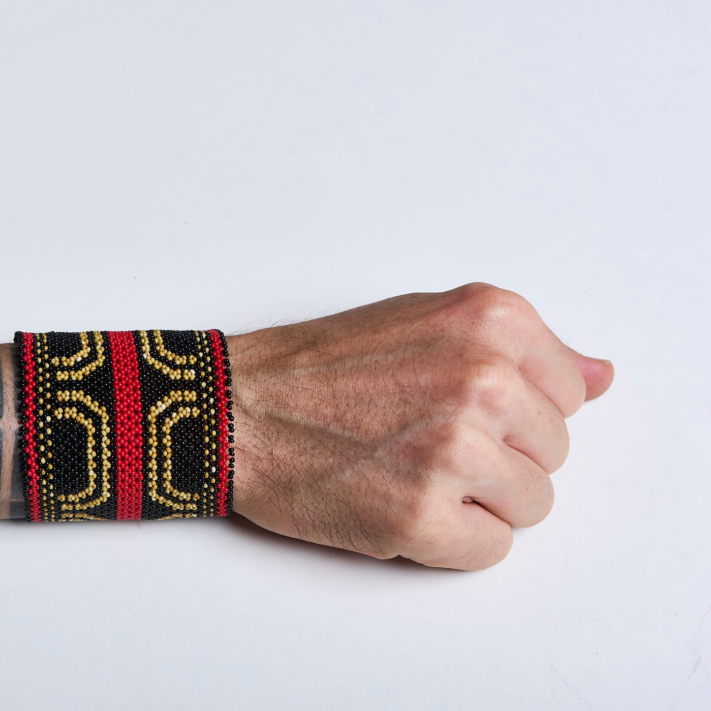 Pulseira de Miçanga fio Elástico Povo Waura