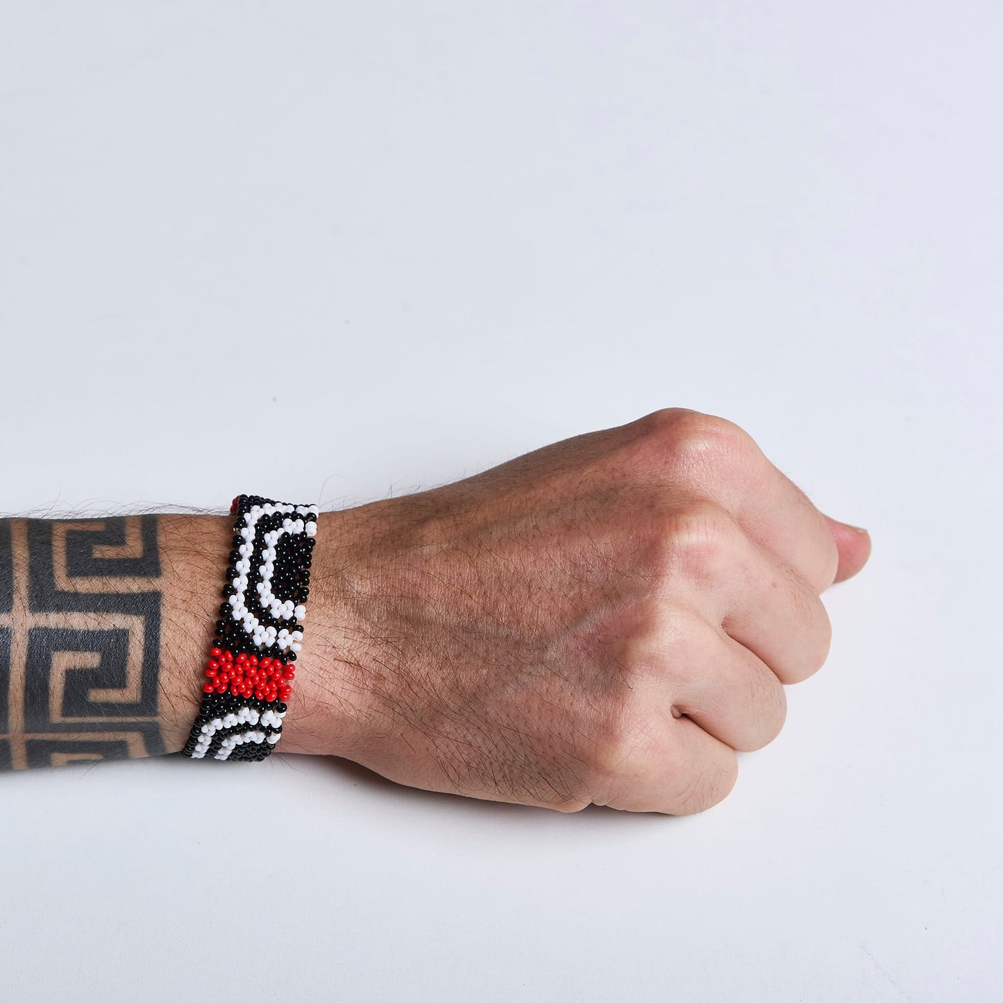 Pulseira de Miçanga fio Elástico Povo Waura