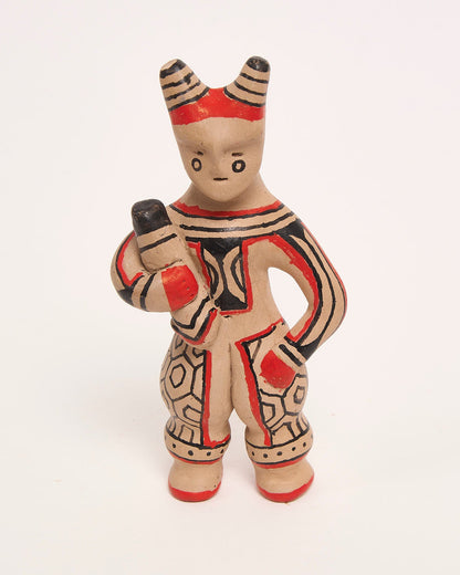Boneca de Cerâmica Ritxoko Povo Karajá