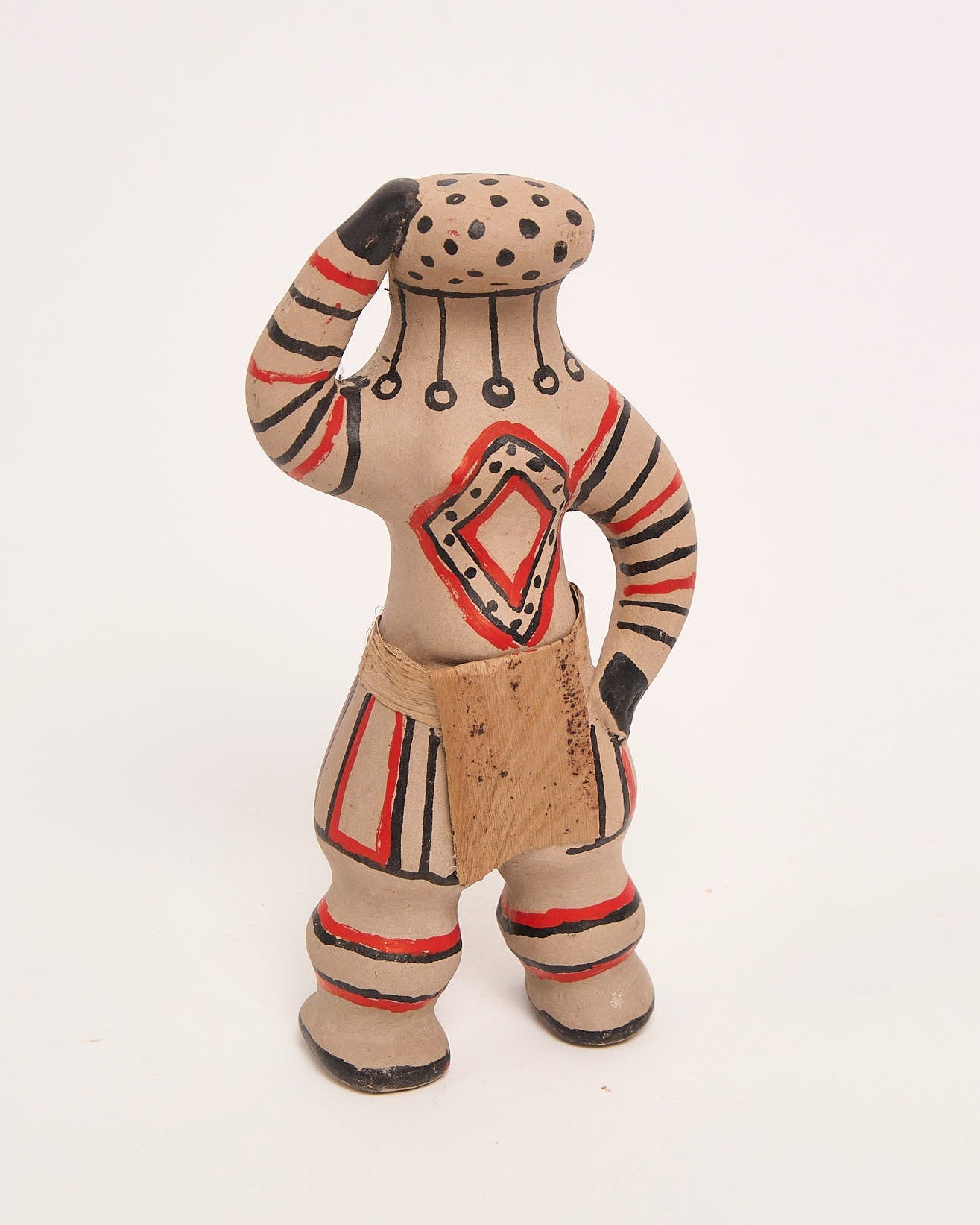 Boneca de Cerâmica Ritxoko Povo Karajá