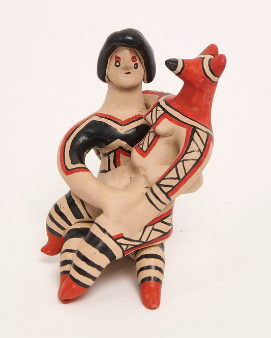 Boneca de Cerâmica Ritxoko Povo Karajá