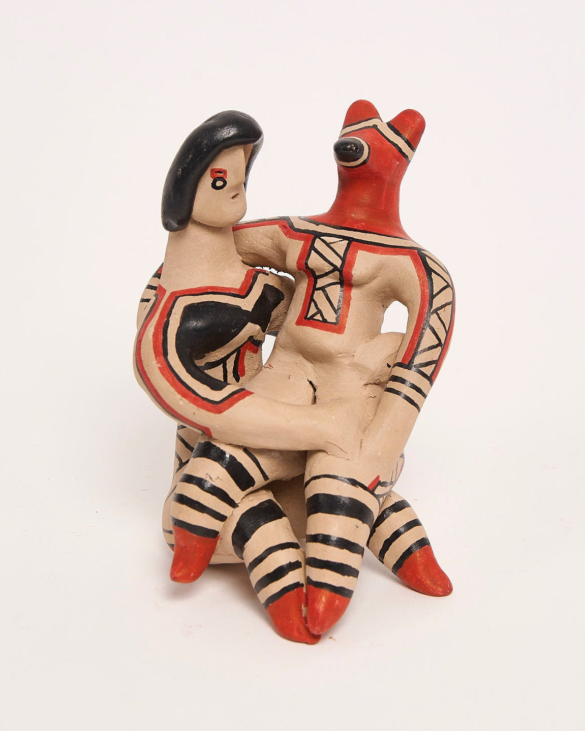 Boneca de Cerâmica Ritxoko Povo Karajá