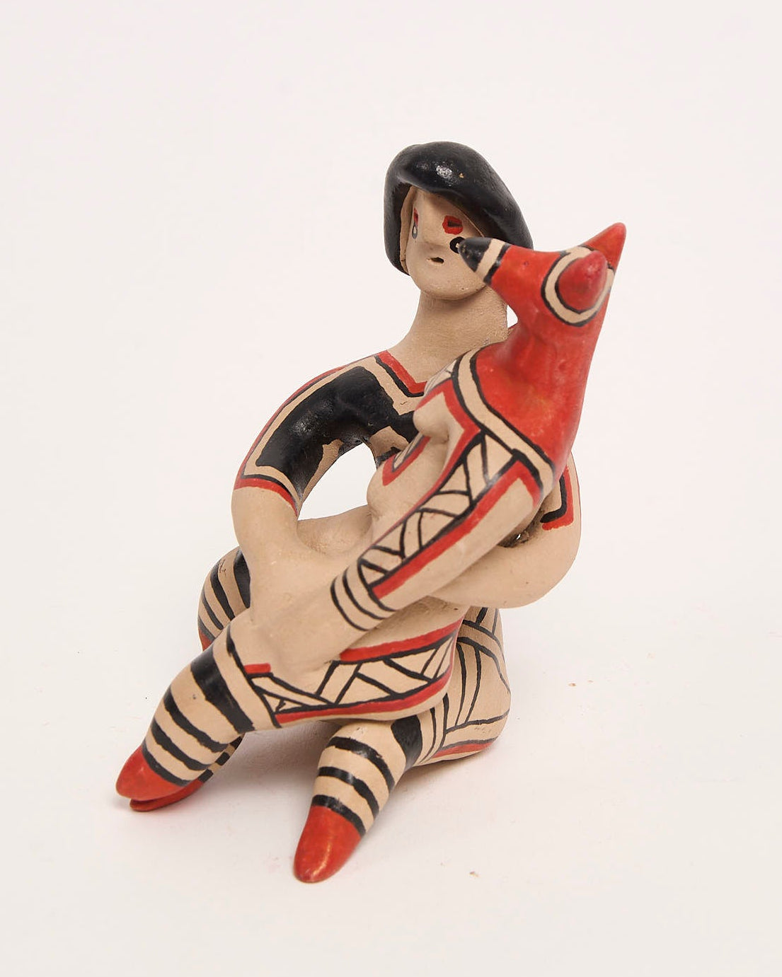 Boneca de Cerâmica Ritxoko Povo Karajá
