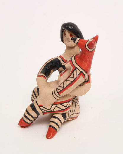 Boneca de Cerâmica Ritxoko Povo Karajá