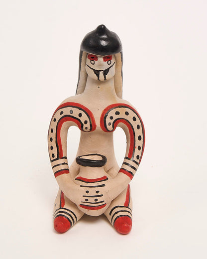 Boneca de Cerâmica Ritxoko Povo Karajá