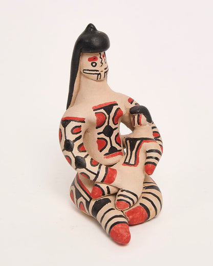 Boneca de Cerâmica Ritxoko Povo Karajá