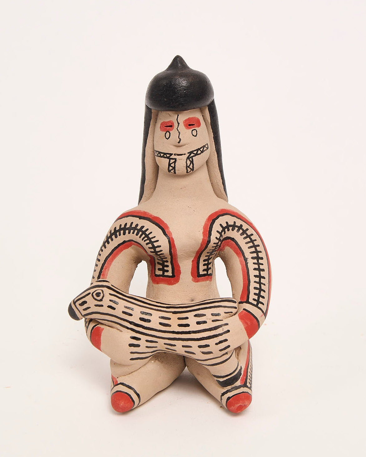 Boneca de Cerâmica Ritxoko Povo Karajá