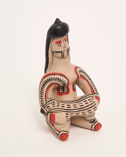Boneca de Cerâmica Ritxoko Povo Karajá