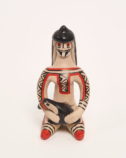 Boneca de Cerâmica Ritxoko Povo Karajá