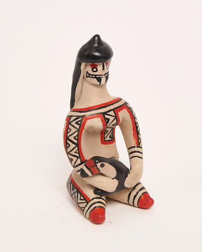 Boneca de Cerâmica Ritxoko Povo Karajá