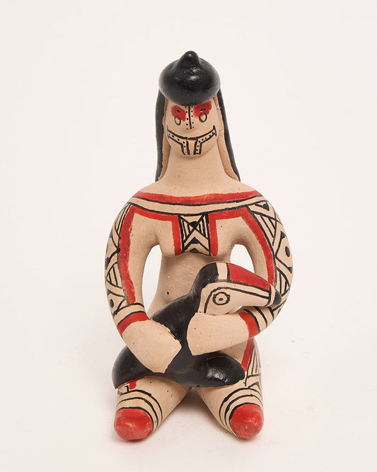 Boneca de Cerâmica Ritxoko Povo Karajá