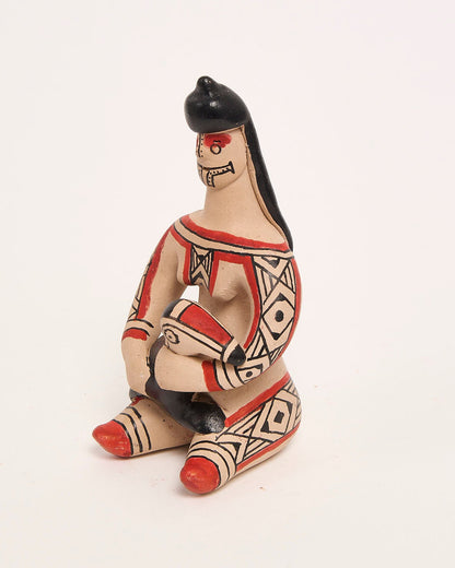 Boneca de Cerâmica Ritxoko Povo Karajá