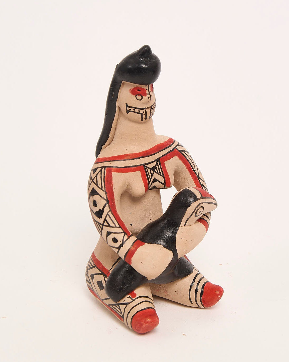 Boneca de Cerâmica Ritxoko Povo Karajá