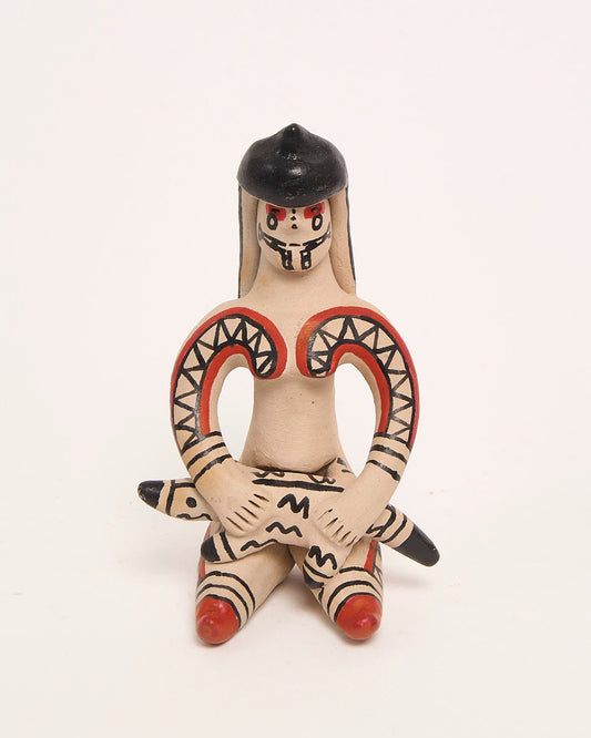 Boneca de Cerâmica Ritxoko Povo Karajá