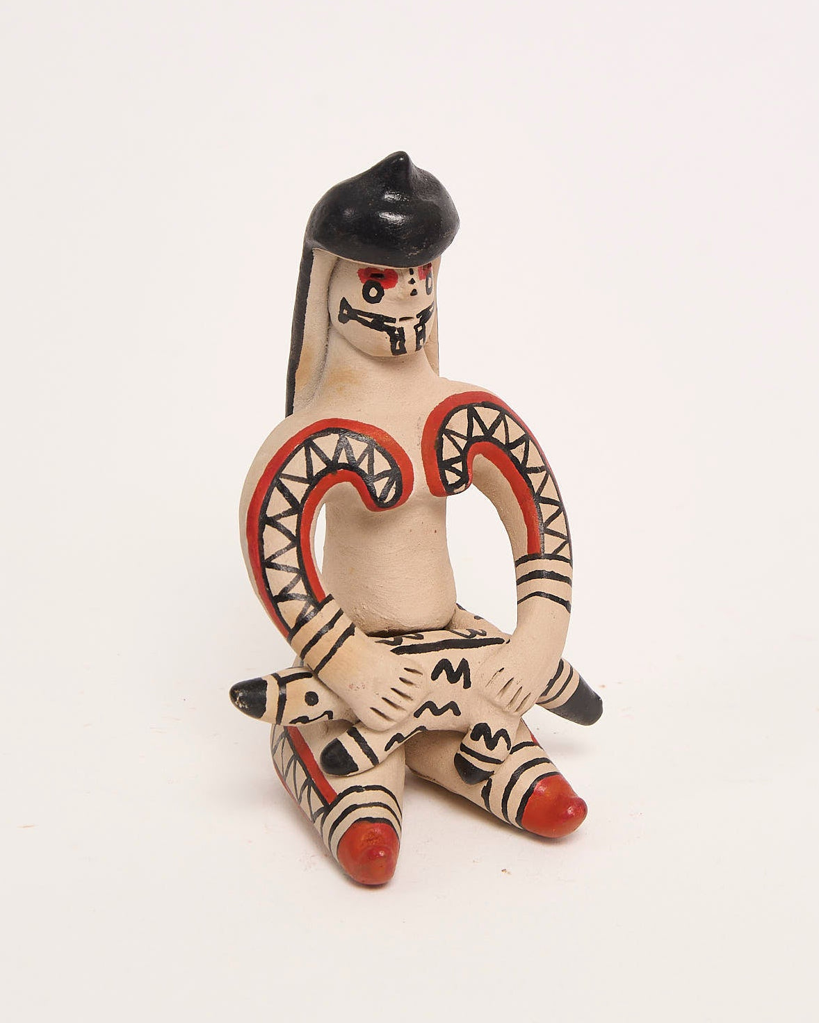 Boneca de Cerâmica Ritxoko Povo Karajá