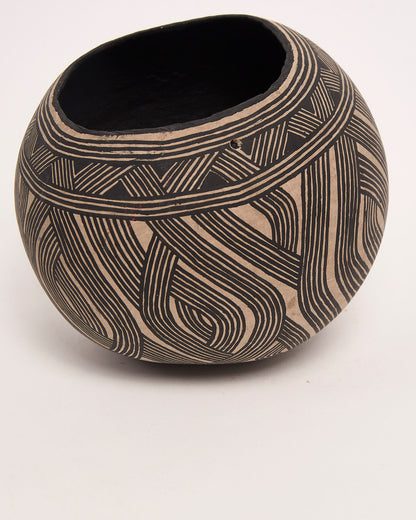 Pote decorativo com Grafismo Asurini