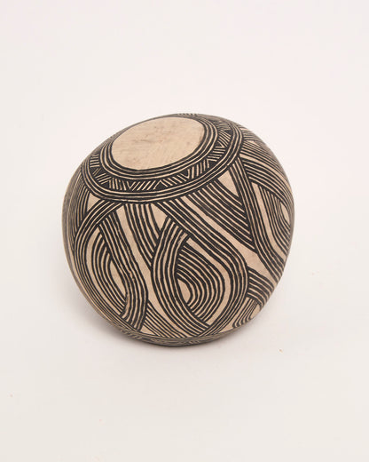 Pote decorativo com Grafismo Asurini