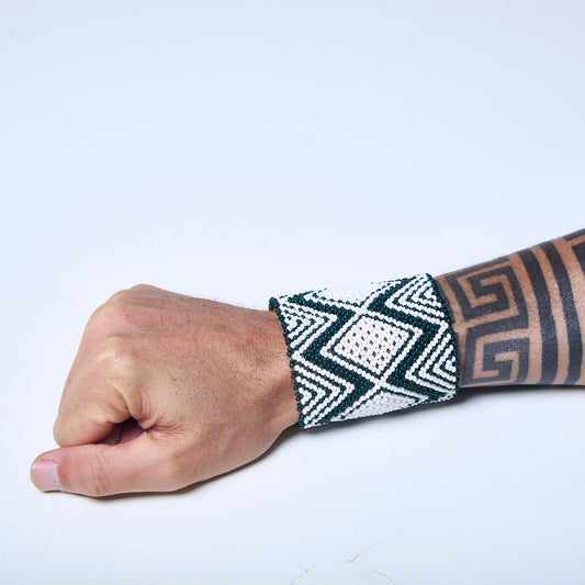 Pulseira de Miçanga fio Elástico Povo Waura