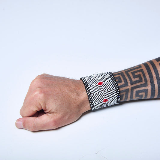Pulseira de Miçanga fio Elástico Povo Waura