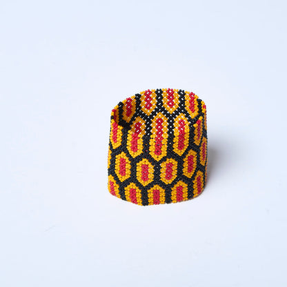 Pulseira de Miçanga fio Elástico Povo Waura
