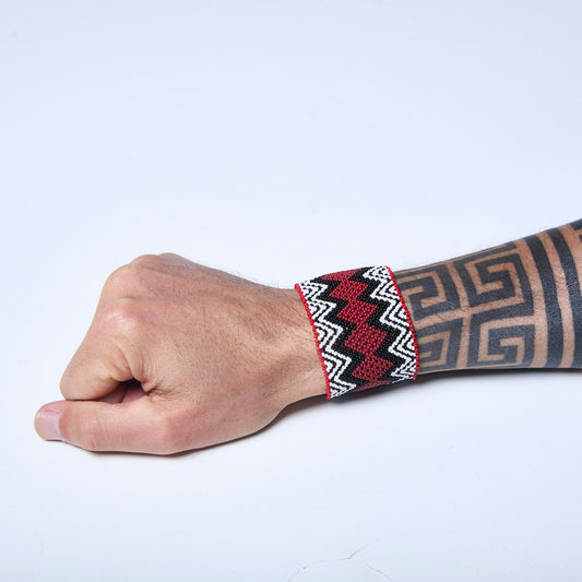 Pulseira de Miçanga fio Elástico Povo Waura