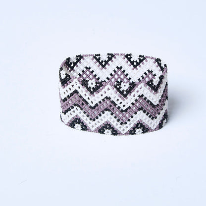 Pulseira de Miçanga fio Elástico Povo Waura