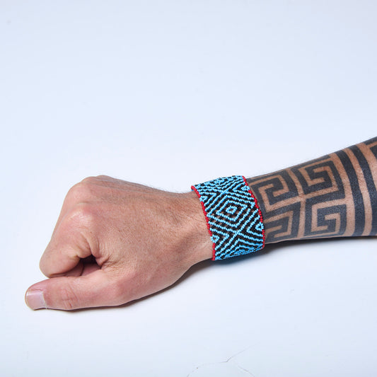 Pulseira de Miçanga fio Elástico Povo Waura