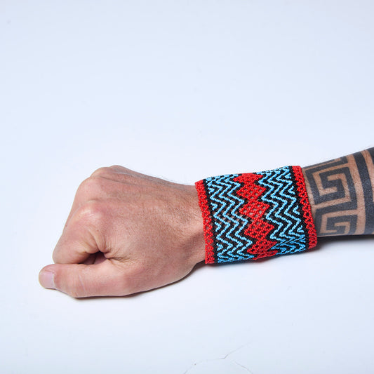 Pulseira de Miçanga fio Elástico Povo Waura