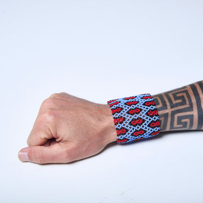 Pulseira de Miçanga fio Elástico Povo Waura