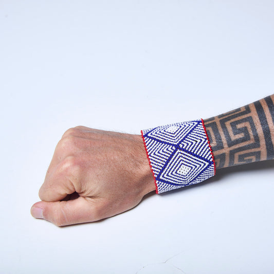 Pulseira de Miçanga fio Elástico Povo Waura