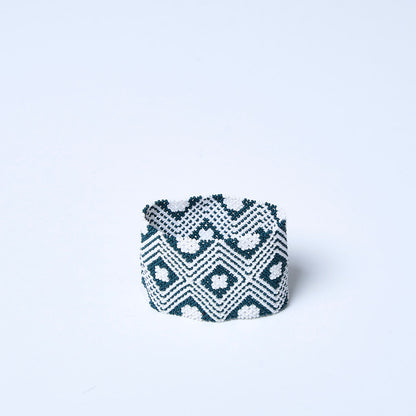 Pulseira de Miçanga fio Elástico Povo Waura