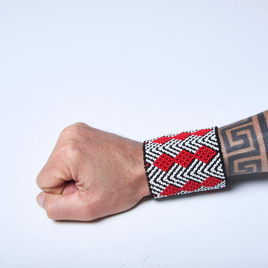 Pulseira de Miçanga fio Elástico Povo Kamayurá