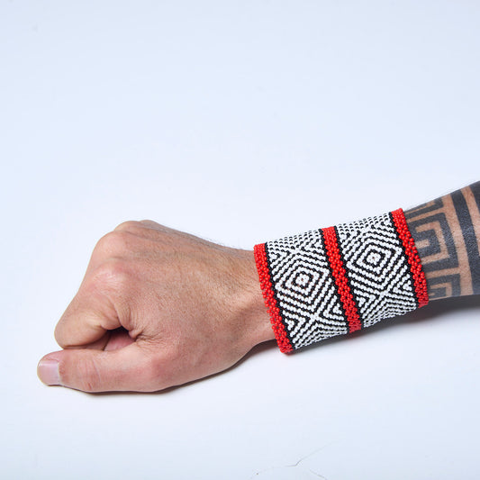 Pulseira de Miçanga fio Elástico Povo Kamayurá