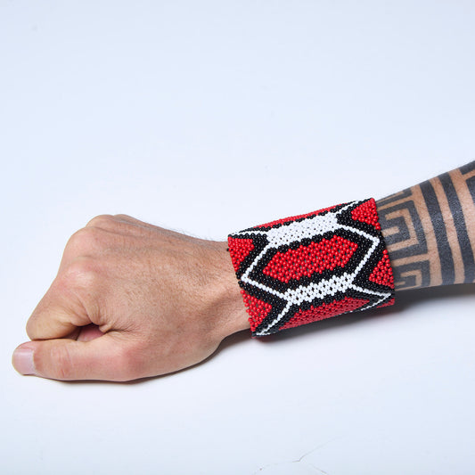 Pulseira de Miçanga fio Elástico Povo Kamayurá
