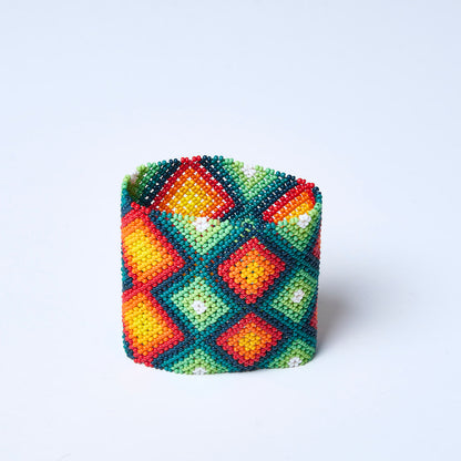 Pulseira de Miçanga fio Elástico Povo Kamayurá