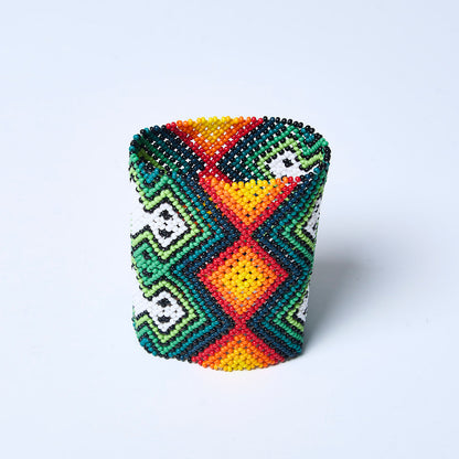 Pulseira de Miçanga fio Elástico Povo Kamayurá