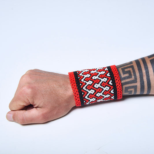 Pulseira de Miçanga fio Elástico Povo Kamayurá