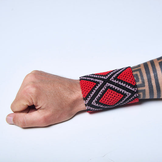 Pulseira de Miçanga fio Elástico Povo Kamayurá