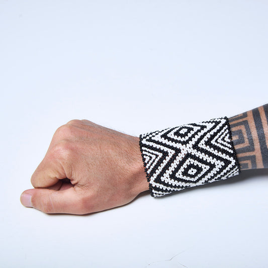 Pulseira de Miçanga fio Elástico Povo Waura