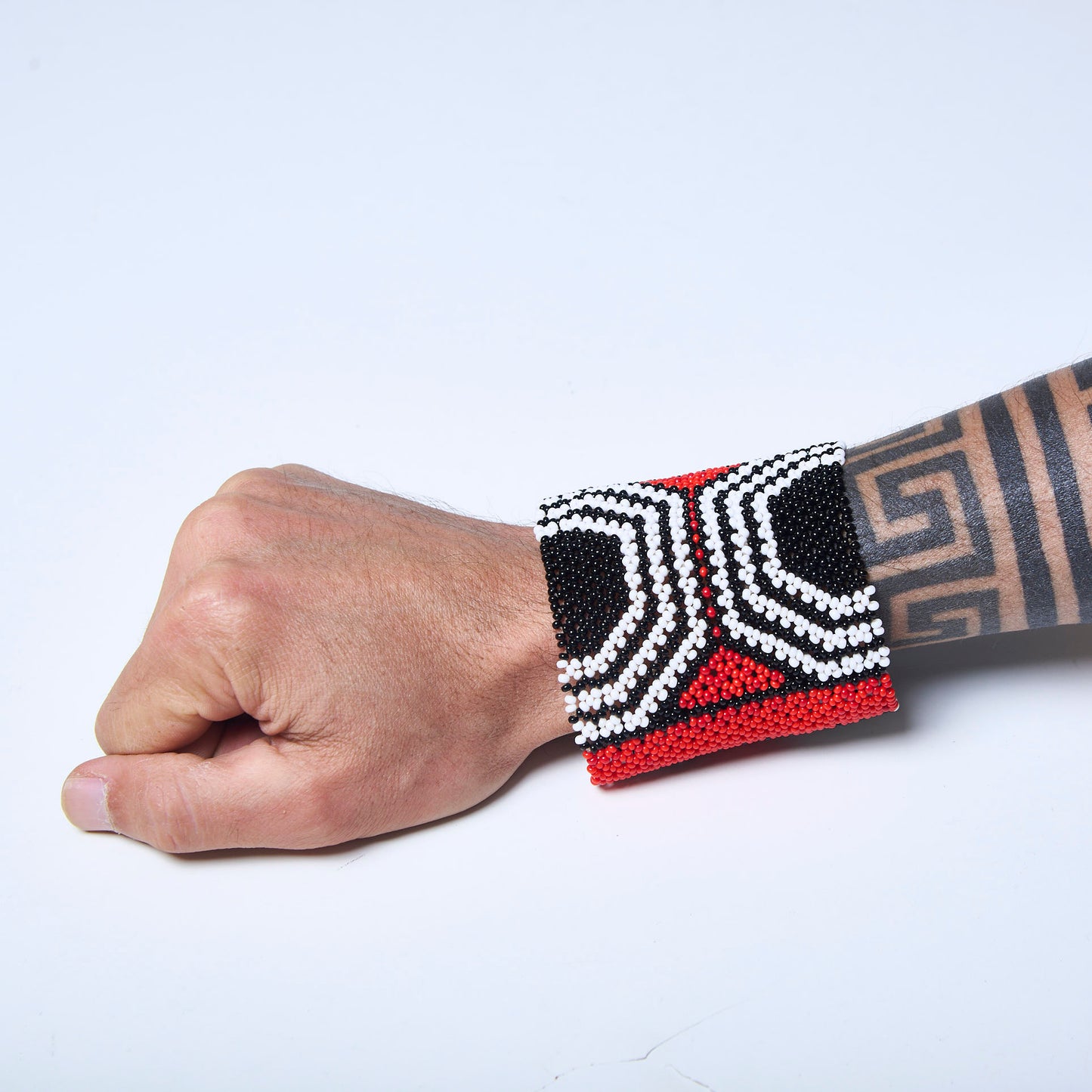 Pulseira de Miçanga fio Elástico Povo Waura