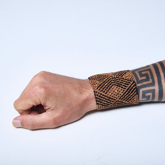 Pulseira de Miçanga fio Elástico Povo Waura