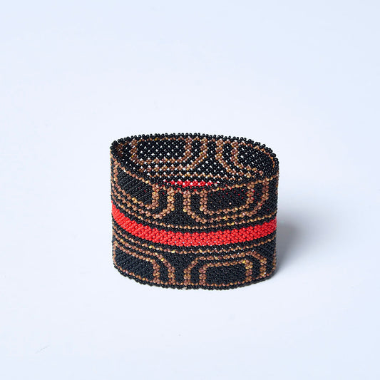 Pulseira de Miçanga fio Elástico Povo Waura