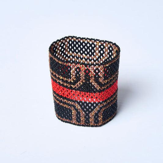Pulseira de Miçanga fio Elástico Povo Waura