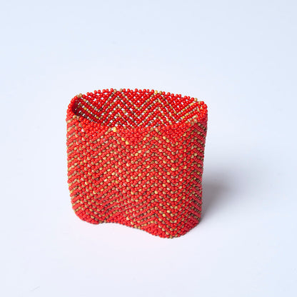 Pulseira de Miçanga fio Elástico Povo Waura