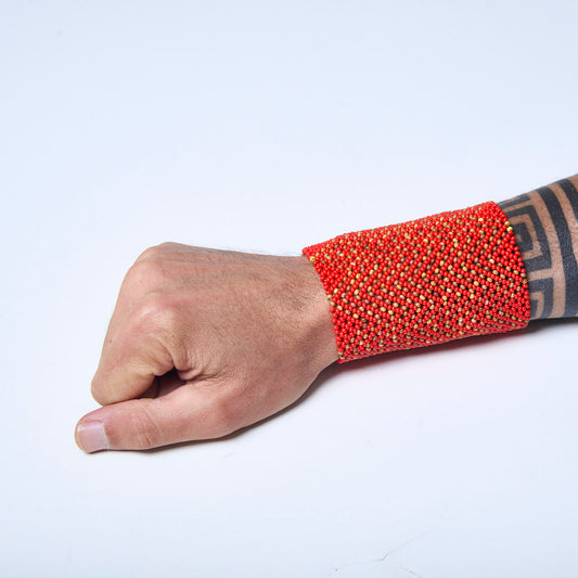 Pulseira de Miçanga fio Elástico Povo Waura