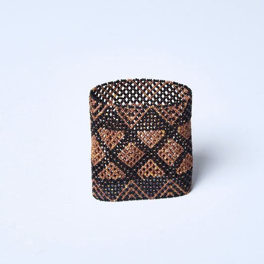 Pulseira de Miçanga fio Elástico Povo Waura