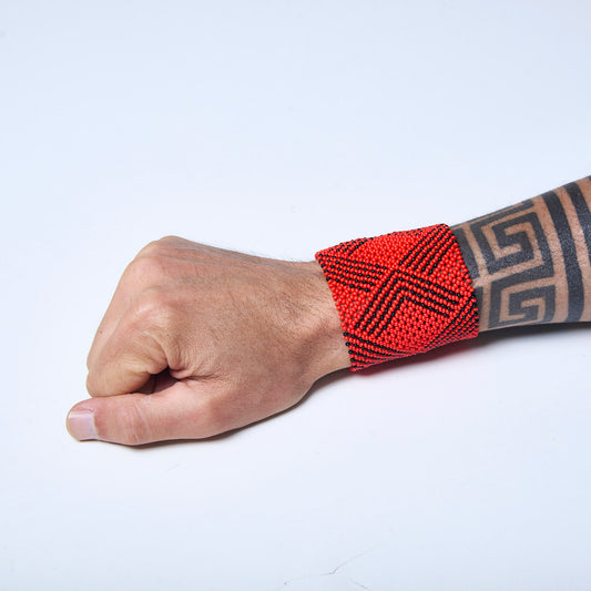 Pulseira de Miçanga fio Elástico Povo Waura