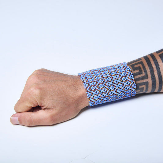 Pulseira de Miçanga fio Elástico Povo Waura