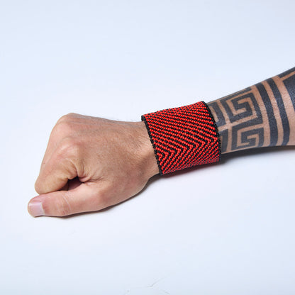 Pulseira de Miçanga fio Elástico Povo Waura