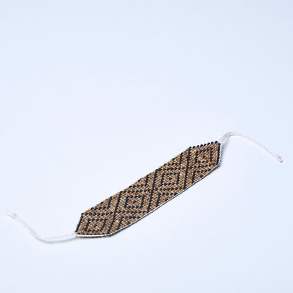 Pulseira de Sementes e miçangas Povo Gavião